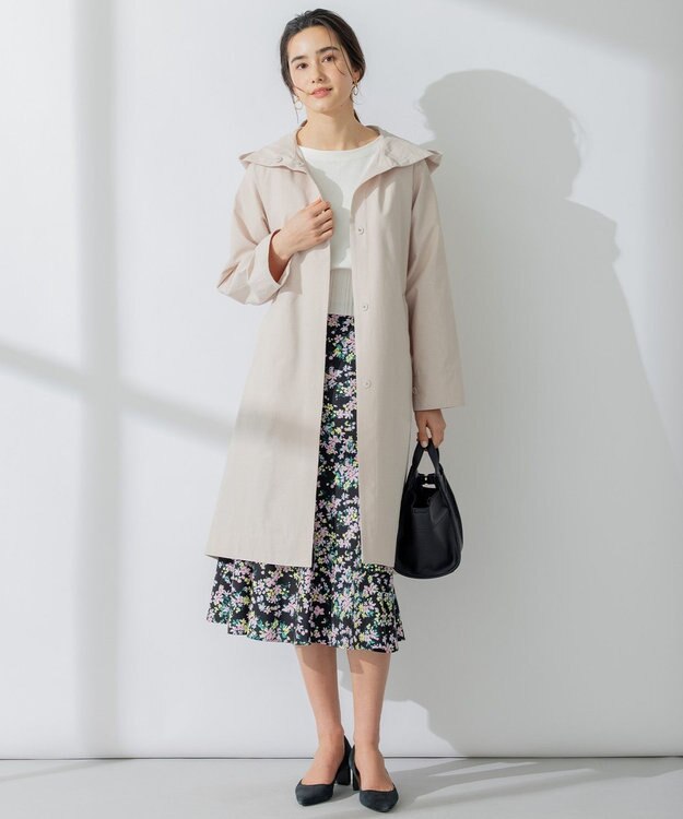 組曲 【洗える】Elenaラッフル ニット アイボリー系