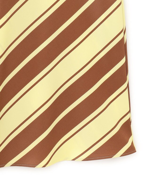 BEIGE， 【洗える】GUILLABERT / ノースリーブドレス Lime×Camel