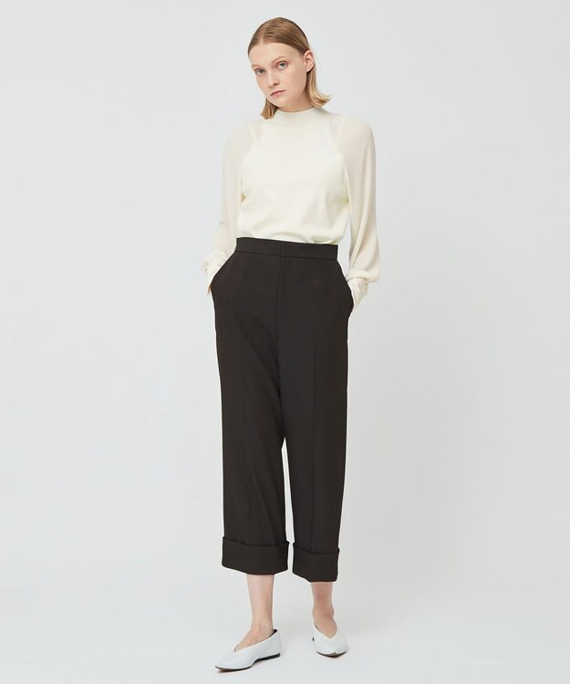 BEIGE， 【S-size】HOLLY / ドッキングニット Ecru