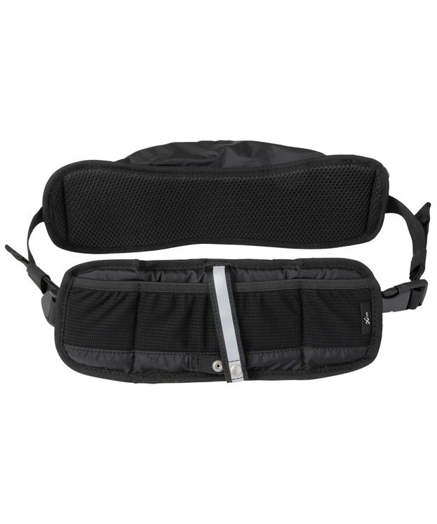CW-X 【UNISEX】バッグ　ウエストポーチ　ユレにくい設計　小物収納可　ボトルイン可　/ワコール　HYO070 ブラック