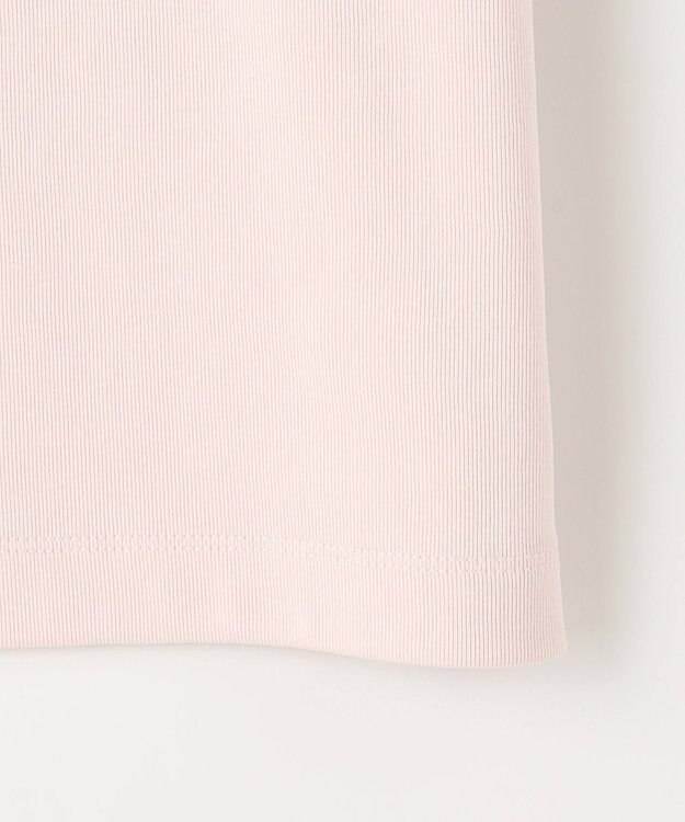 Feroux 【洗える】ワンポイント刺繍Tシャツ ピンク系