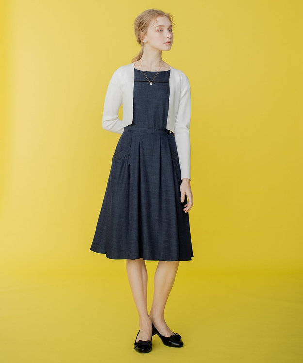 TOCCA 【洗える！】BLUE CIEL ドレス ダークネイビー系