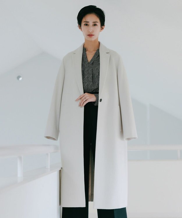 ウールライトメルトン チェスターコート / ICB | ファッション通販