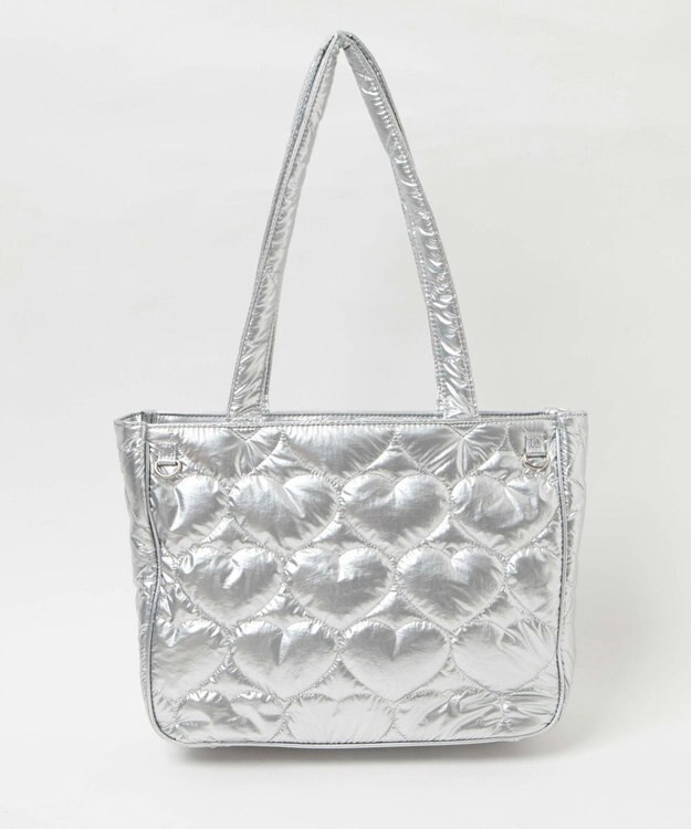 WEGO 【痛バ＆推し活グッズ】ときめきキルティング痛バッグS シルバー