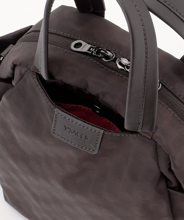 Y'SACCS 【大人のおしゃれ手帖10月号掲載】市川実和子×Y'SACCS　ドットミニボストン チョコ