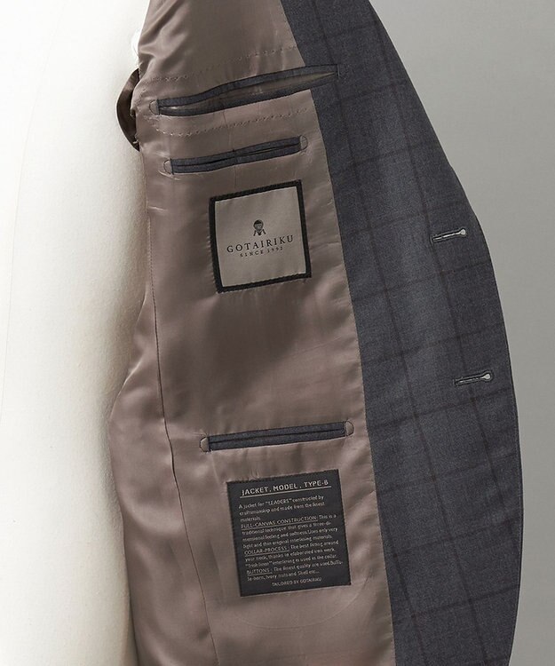 GOTAIRIKU 【ZEGNA/ゼニア】TROFEO/トロフェオ スーツ（グレー×格子） グレー系4