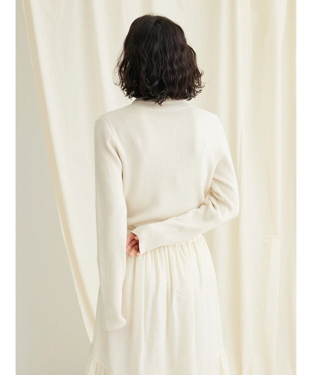 CRAFT STANDARD BOUTIQUE リブタートルネックニットプルオーバー Ivory