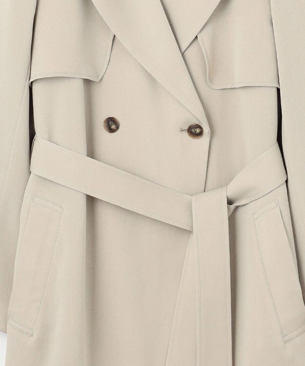 自由区 L トロトレンチロング丈 コート ベージュ系