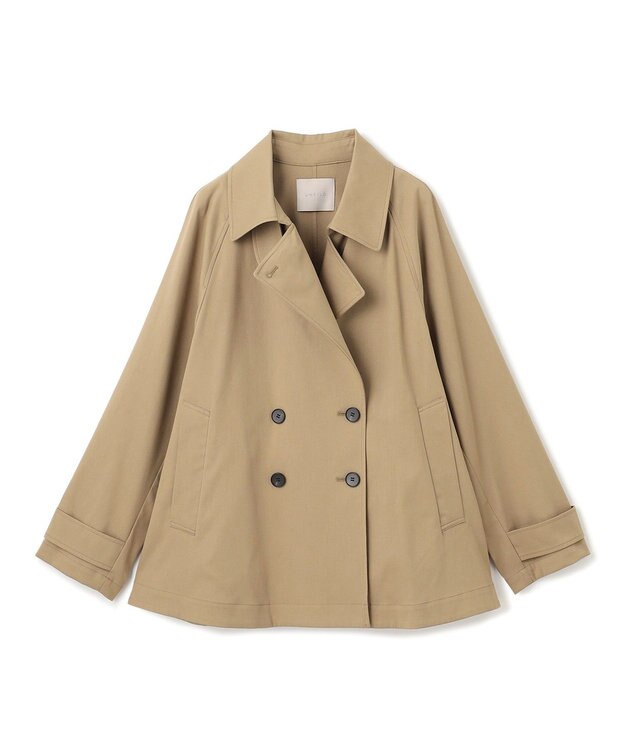 UNFILO ショート トレンチコート キャメル