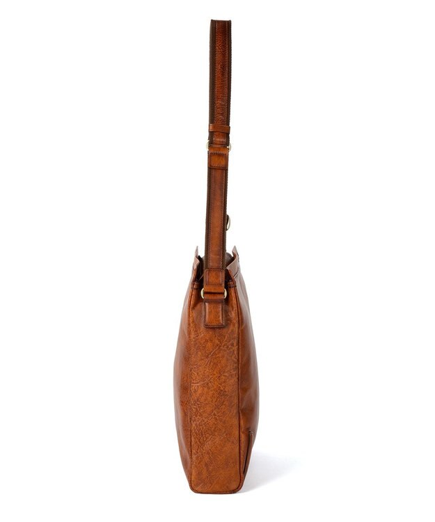 ACE BAGS & LUGGAGE LO HOMME PRESSE アルカイック 本革 日本製 ショルダーバッグ 縦型 71862 ロ・オム・プレッセ ブラウン