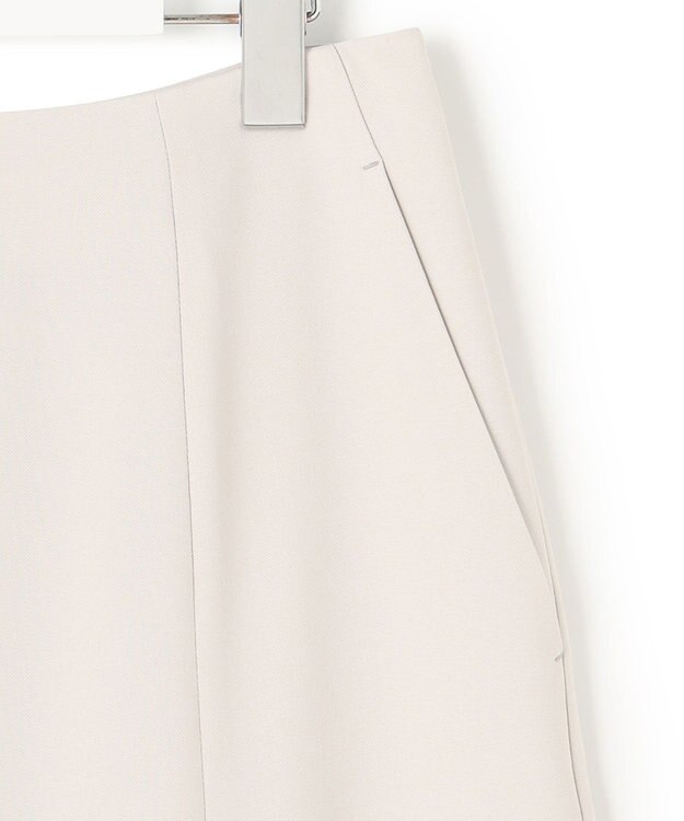 23区 L 【セットアップ対応/洗える】合繊 セットアップ スカート ベージュ系