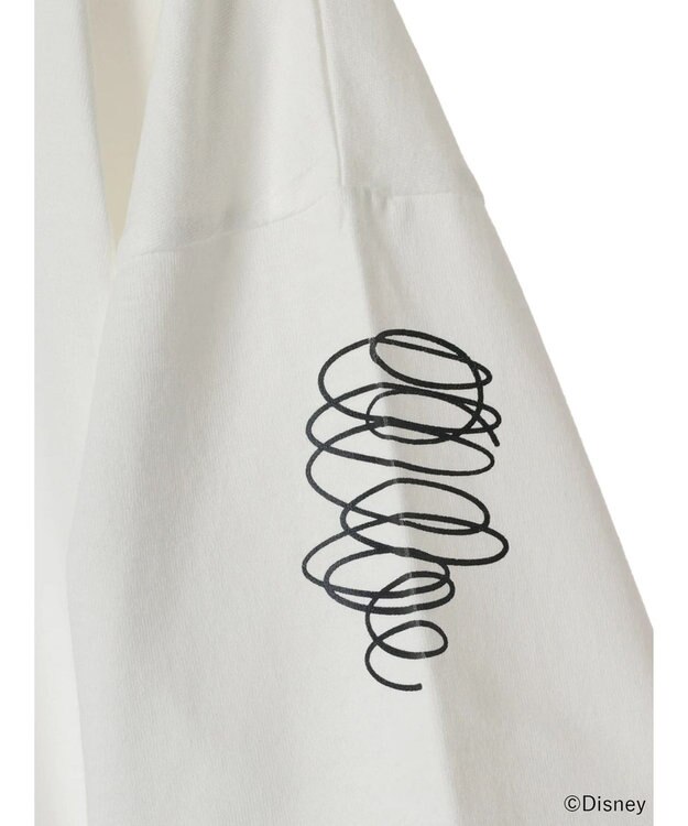 earth music&ecology Ｇｏｏｆｙ＆Ｍａｘ／箔プリントＴｅｅ Black