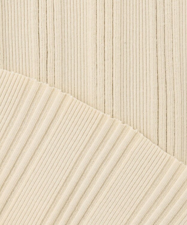 uncrave ランダムリブカットソー エクリュ