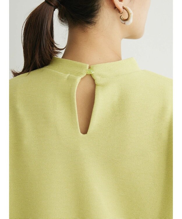 Green Parks リップル袖タックボリュームプルオーバー Yellow
