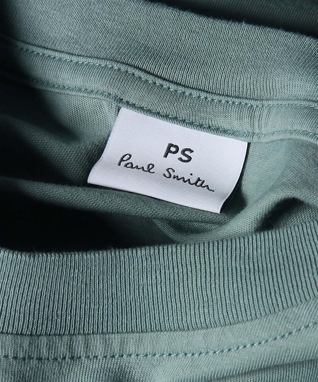 Paul Smith キャットプリント 半袖Tシャツ グレイッシュブルー