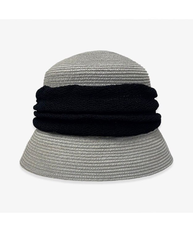 林八百吉商店 un chapeau　ブレードハット グレー