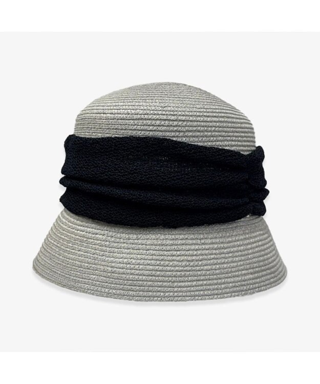 林八百吉商店 un chapeau　ブレードハット グレー