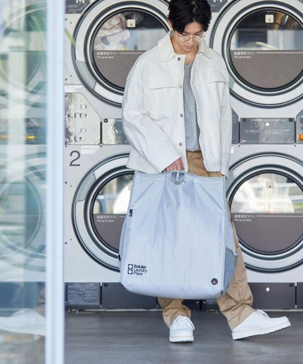 ROOTOTE 9655【BLT×RT コラボ商品】RT. Baluko Laundry Place.ランドリーバッグ.コンテナ 01：グレー