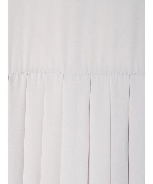 AMERICAN HOLIC ジョーゼットバックプリーツワンピース Light Gray