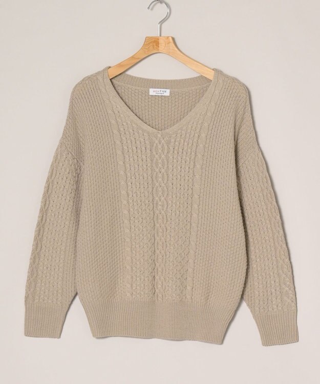 ONWARD Reuse Park 【any FAM】ニット秋冬 ベージュ