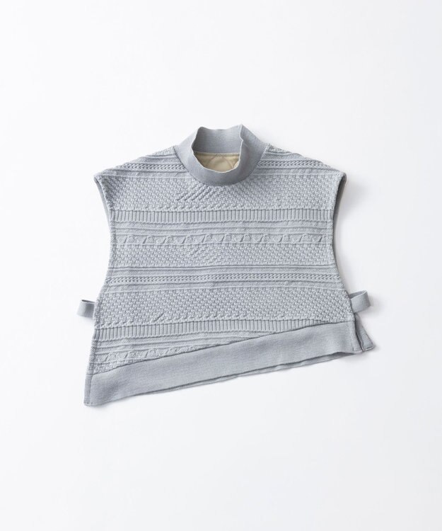 TRICOTE バンピーニット切り替えベスト 95GRAY