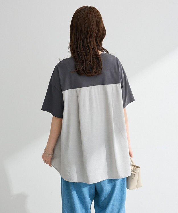 Green Parks バックタックドッキングプルオーバー Gray