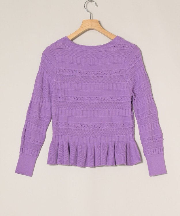 ONWARD Reuse Park 【any SiS】ニット春夏 パープル