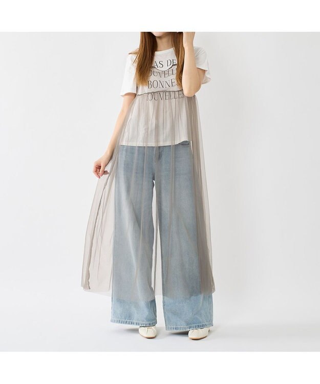 MODE ET JACOMO <MODE ET JACOMO>ソフトレザーフラットパンプス ホワイト