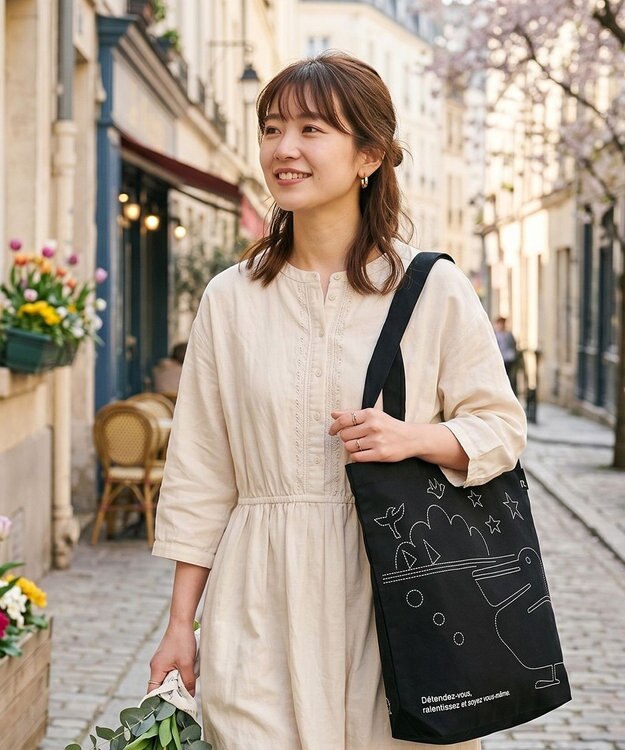 ROOTOTE 3515【ルートート】SC.トール.リサイクルコットン-C 06：ブラック
