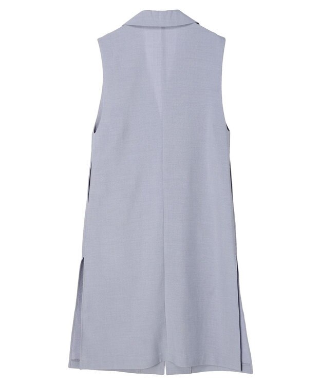 earth music&ecology ロングジレ Grayish Blue