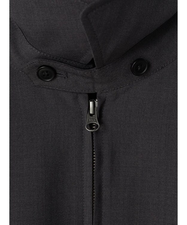 CRAFT STANDARD BOUTIQUE ポリエステルツイルスポーツジャケット Charcoal Gray