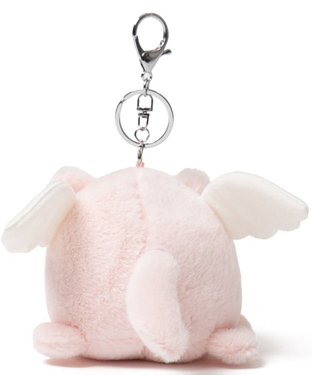 WEGO ふりふりエンジェルあにまるぬいぐるみキーホルダー ピンク