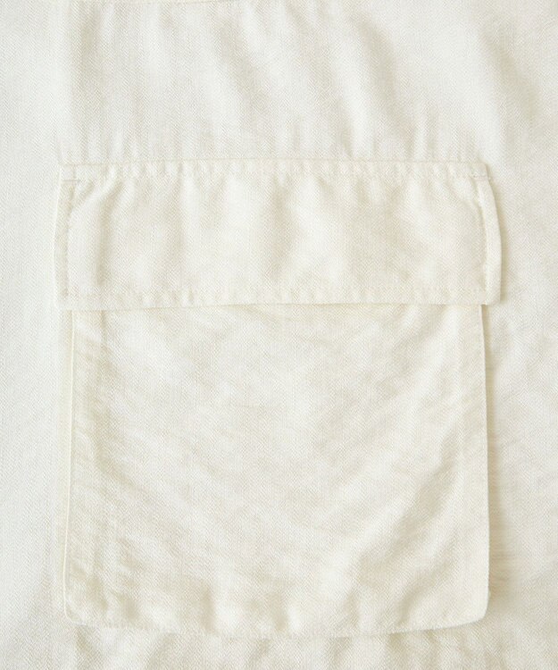 Green Parks ■ＥＳＣＡＲ　リネンライクオーバーサイズジャケット Off White