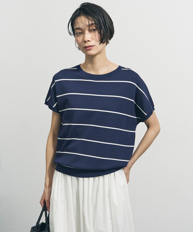 UNFILO L 【新色追加】スゴ機能美ニット コンパクト [NEW]ネイビーボーダー