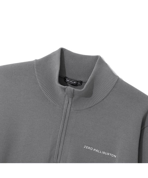 ZERO HALLIBURTON ハーフジップニット ZHG-M5A4a 85113 グレー