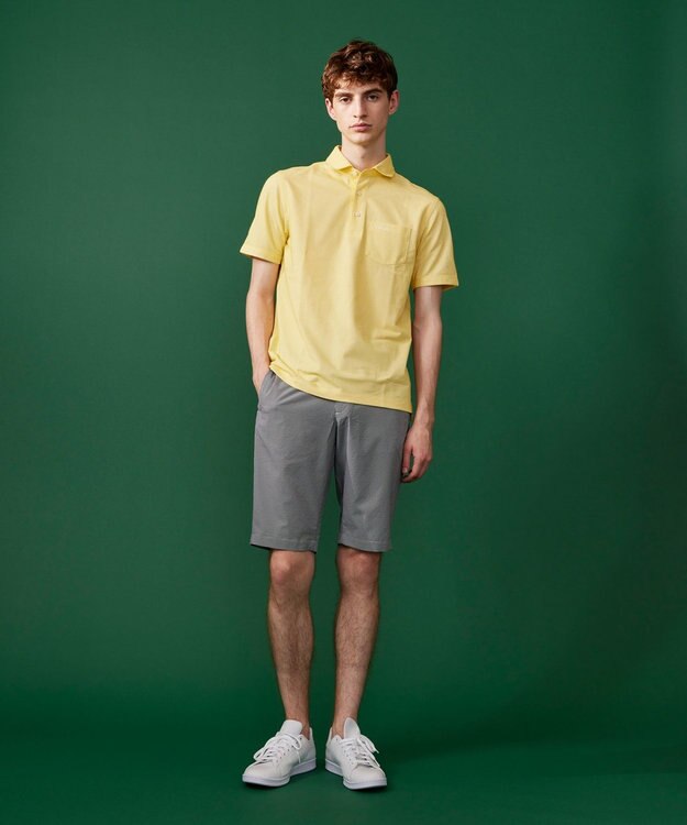 23区GOLF ギフトにもお勧め！【WEB限定】ベーシックポロシャツ イエロー系