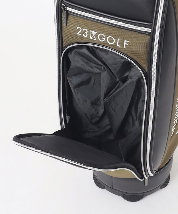 23区GOLF 【UNISEX】メランジシリーズ キャディバッグ カーキ系
