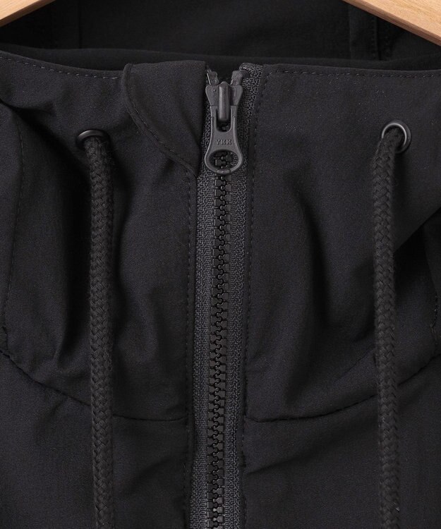 SHARE PARK MENS 【撥水・UVカット・ストレッチ・軽量 】パッカブルマウンテンパーカー（Lサイズ） ブラック系