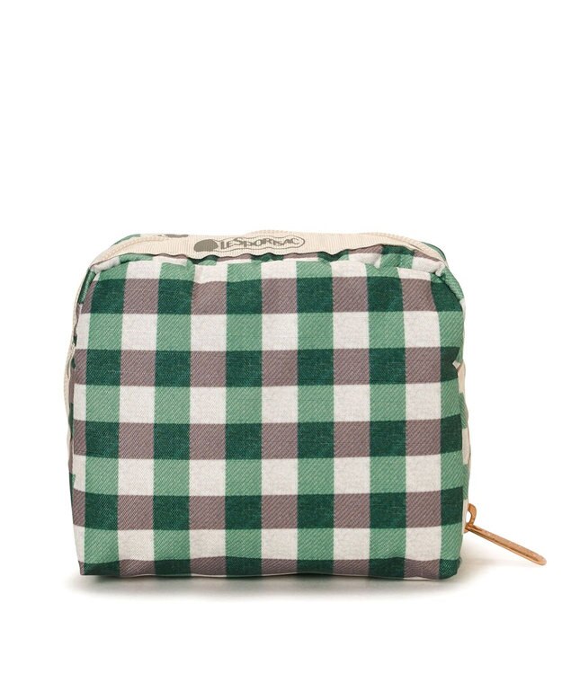 LeSportsac SQUARE COSMETIC/フォレストギンガム フォレストギンガム