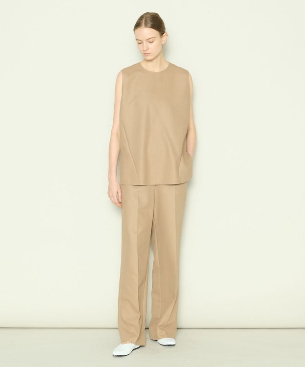 JOSEPH 【洗える】ボイルコットン　ブラウス ブラウン系