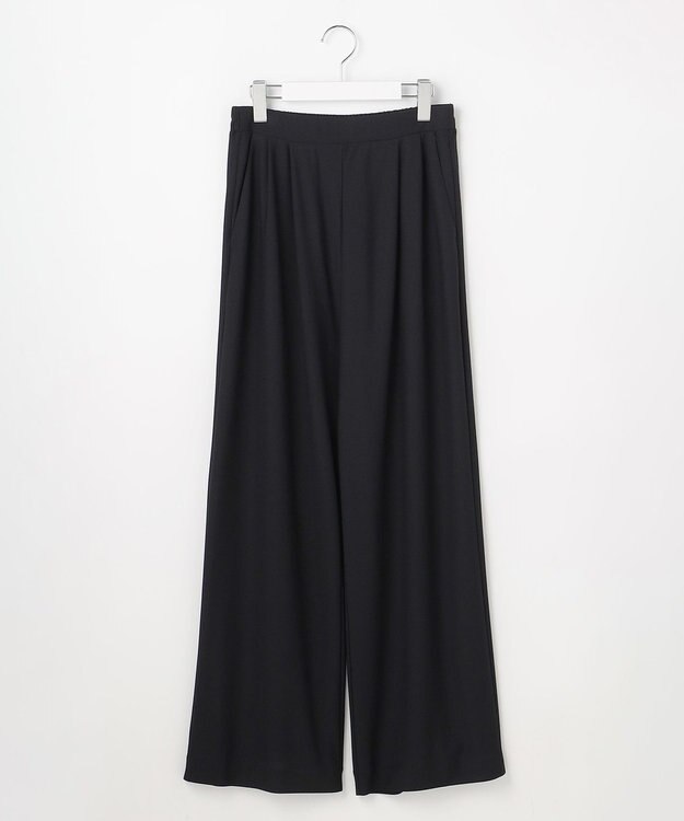 自由区 ストレッチアムンゼンワイド パンツ ネイビー