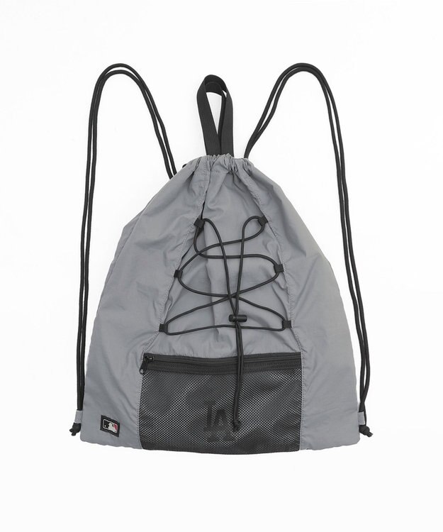 WEGO 別注MLBドローコードナップサック グレー