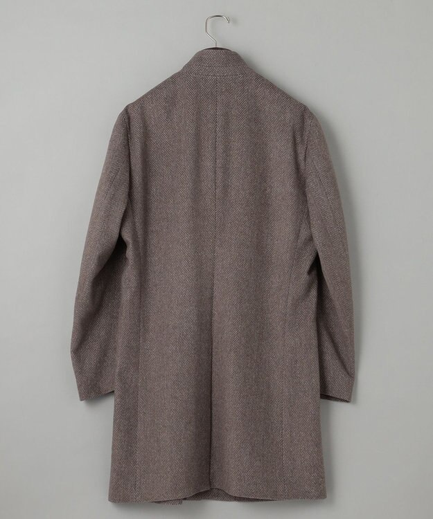 GOTAIRIKU アンゴラビーバー スタンドカラーコート ベージュ系8