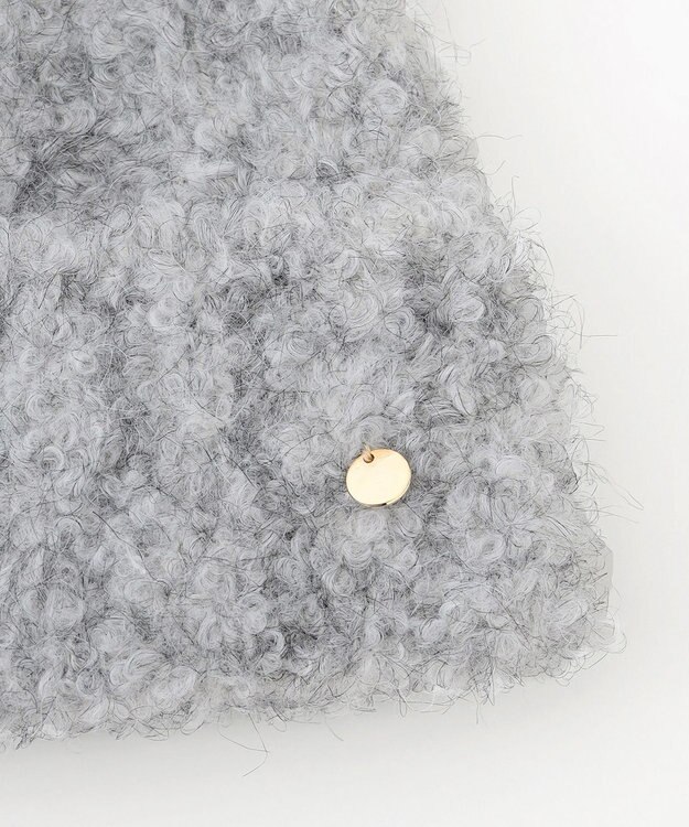 ANY SIS ミックス ニット帽 ライトグレー