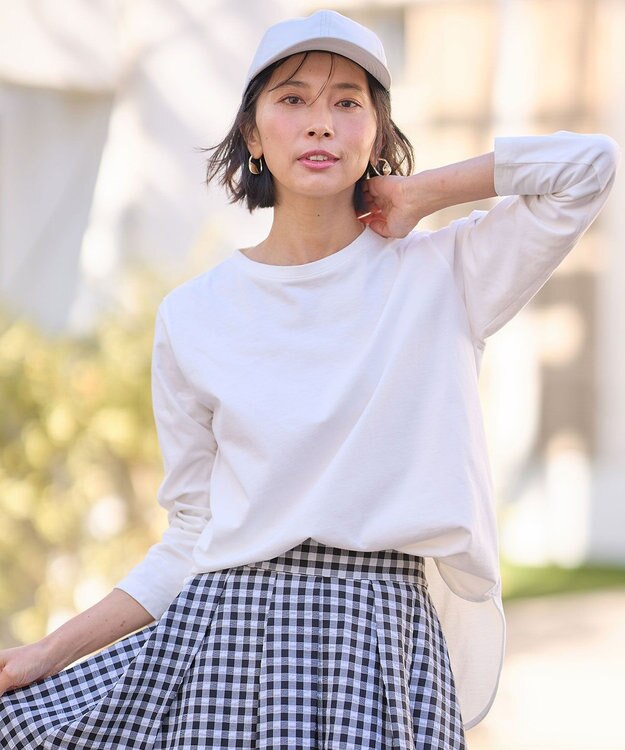 ANY テールロングTシャツ オフ