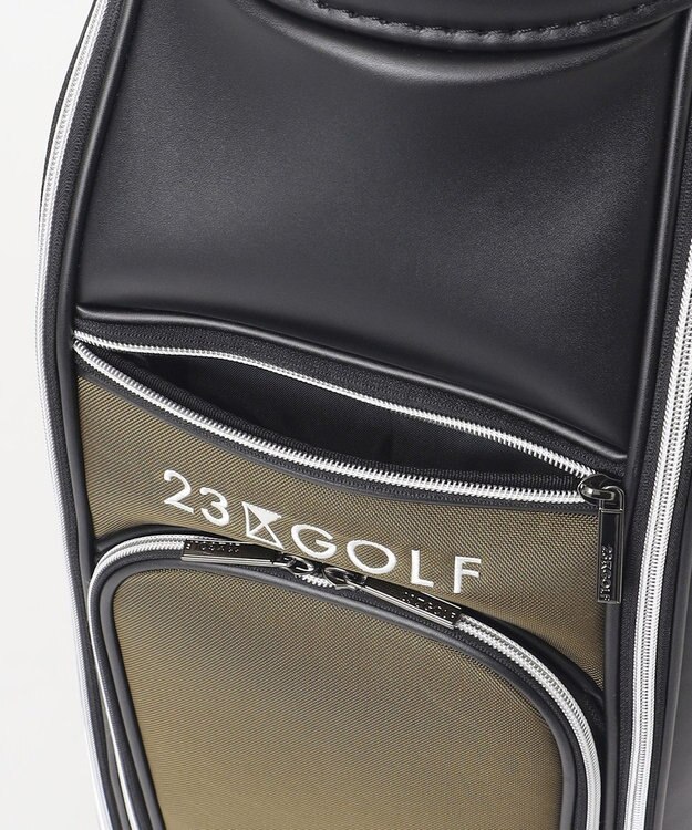 23区GOLF 【UNISEX】メランジシリーズ キャディバッグ カーキ系