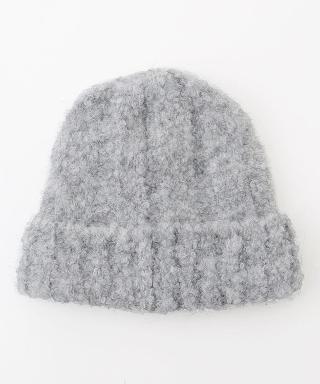 ANY SIS ミックス ニット帽 ライトグレー