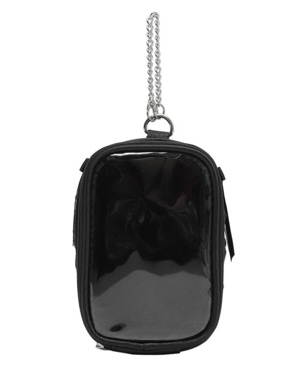 WEGO 【痛バ＆推し活グッズ】サイドレースアップぬいポーチ ブラック