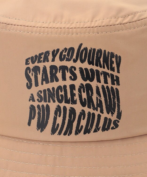 PW CIRCULUS 【手洗い洗濯可 / 小さくたためる】【UNISEX】ポケッタブルバケットハット 2026年モデル ゴルフ ベージュ系