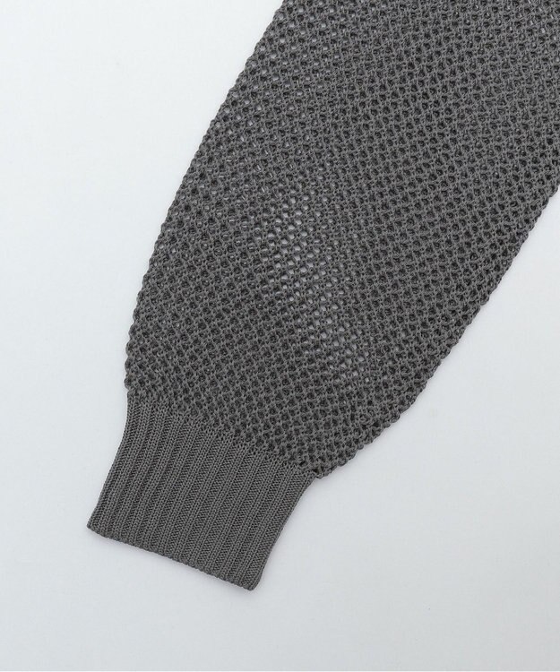 WEGO ジャガードメッシュパーカー ダークグレー